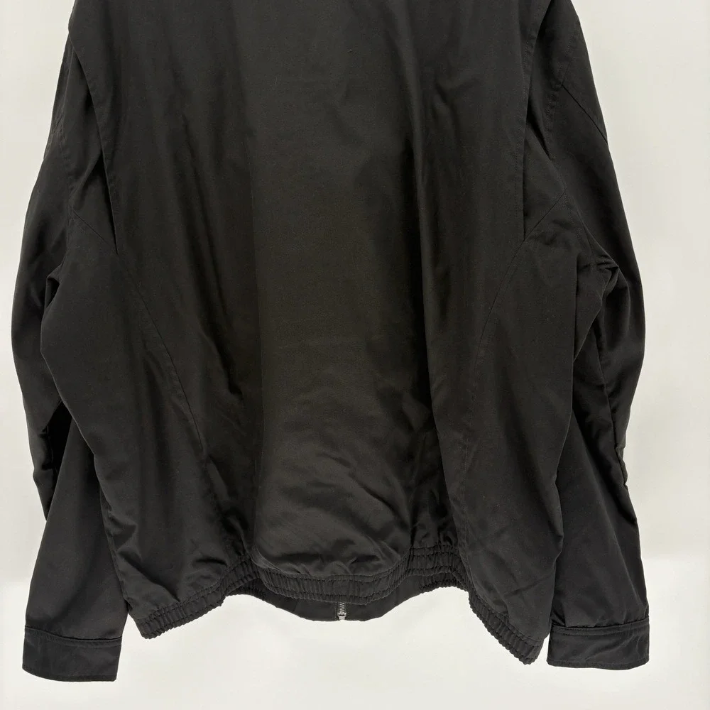 Polo Ralph Lauren Black Harrington Jacket Plaid Lined Coach Preppy Men 2XL Tall